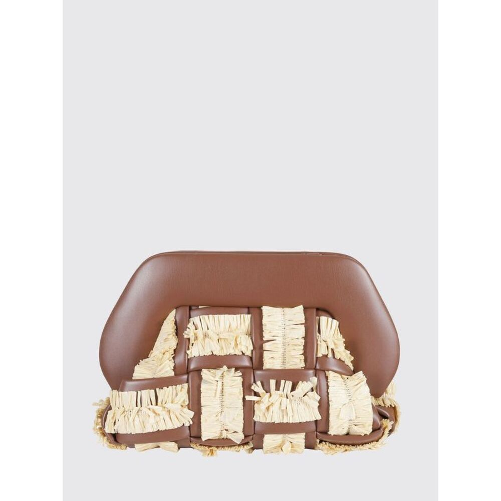 Themoire Clutch Woman Brown
